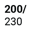 Maße der Decke 200 x 230 cm